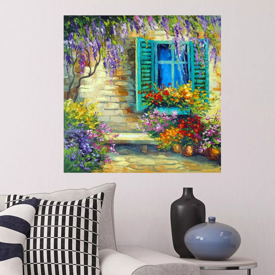 Impressionistic Wisteria Windo - đánh giá và giá Painting Knife Palette