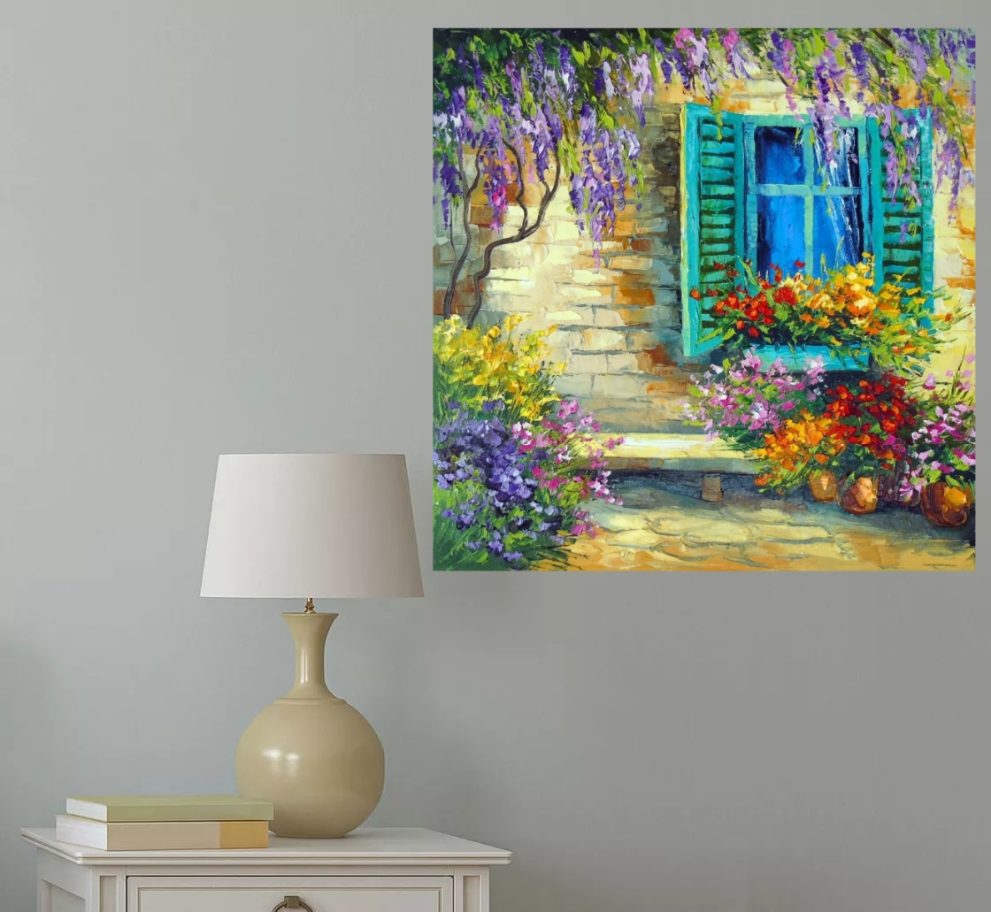 Impressionistic Wisteria Windo - đánh giá và giá Painting Knife Palette