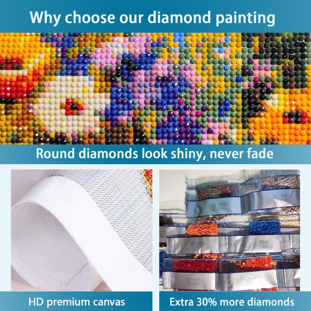 Faith Hope Love 5D Diamond Pai - đánh giá và giá Diamond Painting Kit