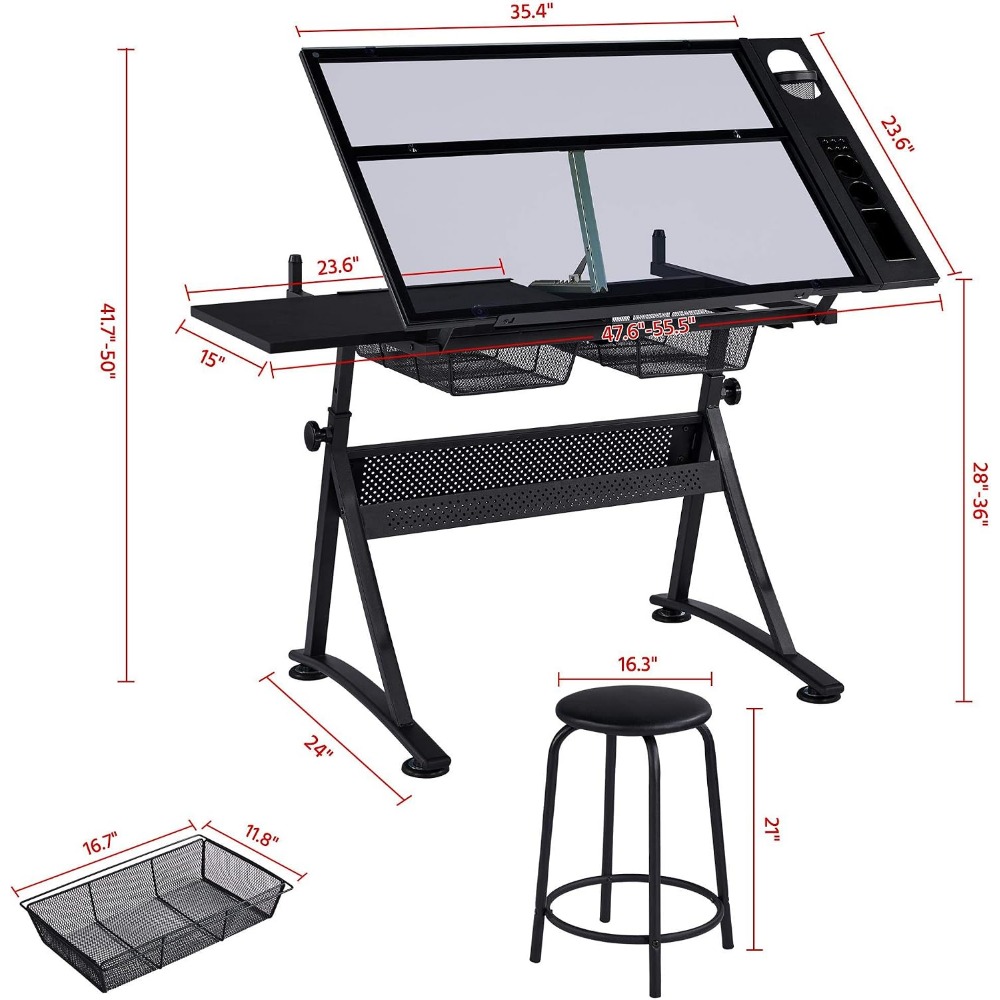 Height Adjustable Drafting Tab - đánh giá và giá Art & Craft Teacher Vacancy