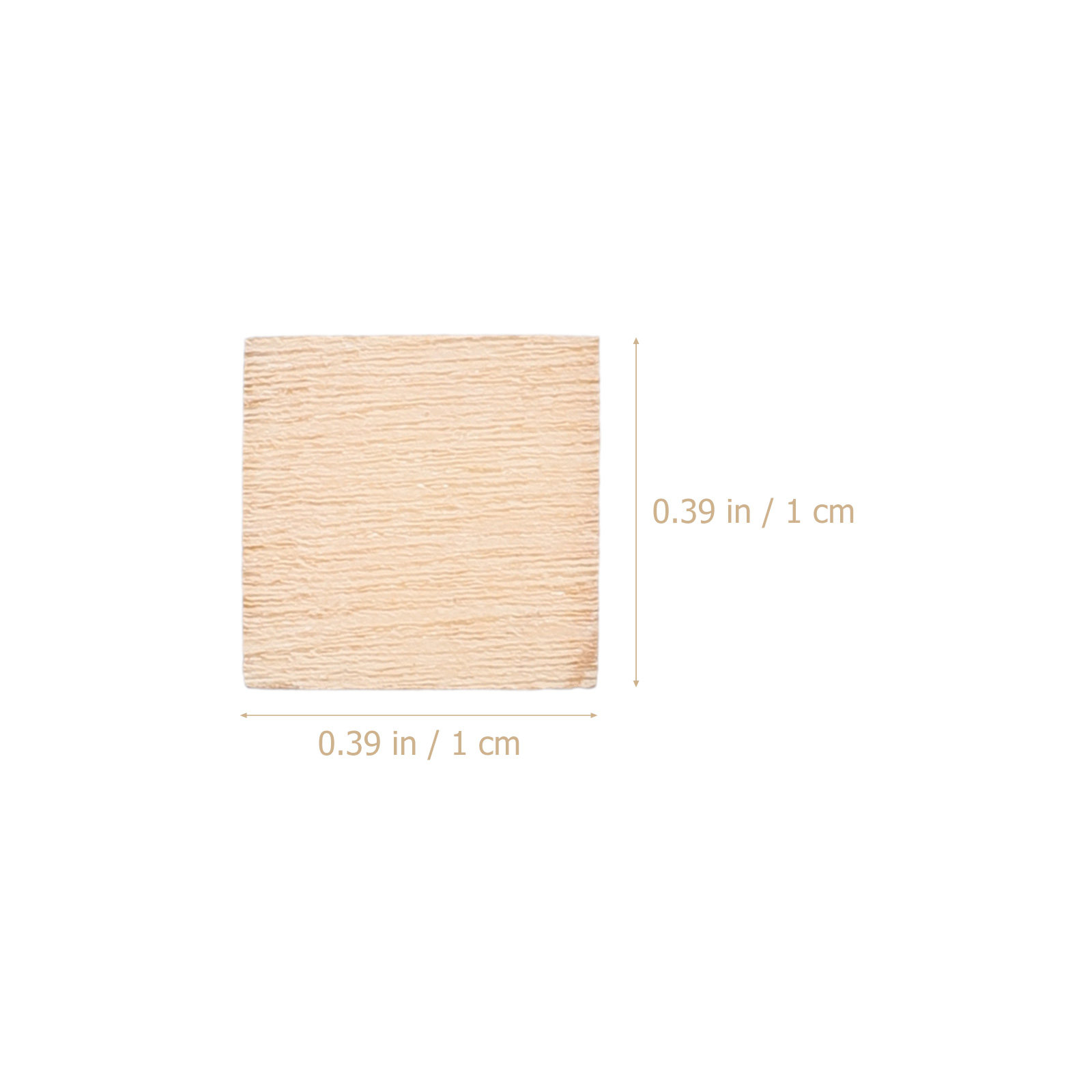 100Pcs 10Mm Square Wood Slices - đánh giá và giá Art Craft Class