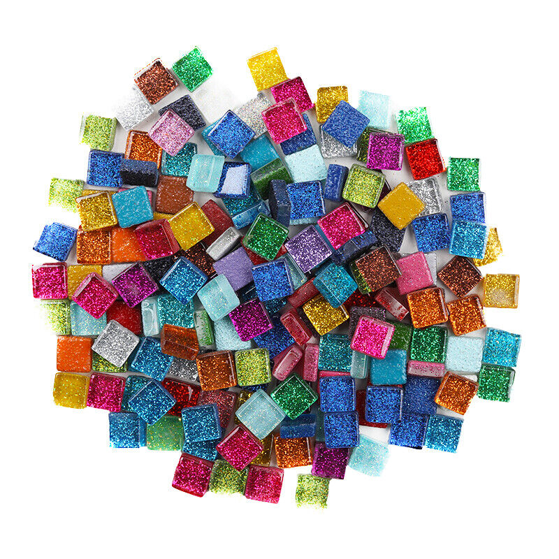 100g Glitter Glass Mosaic Tile - đánh giá và giá Art Craft Hobbies