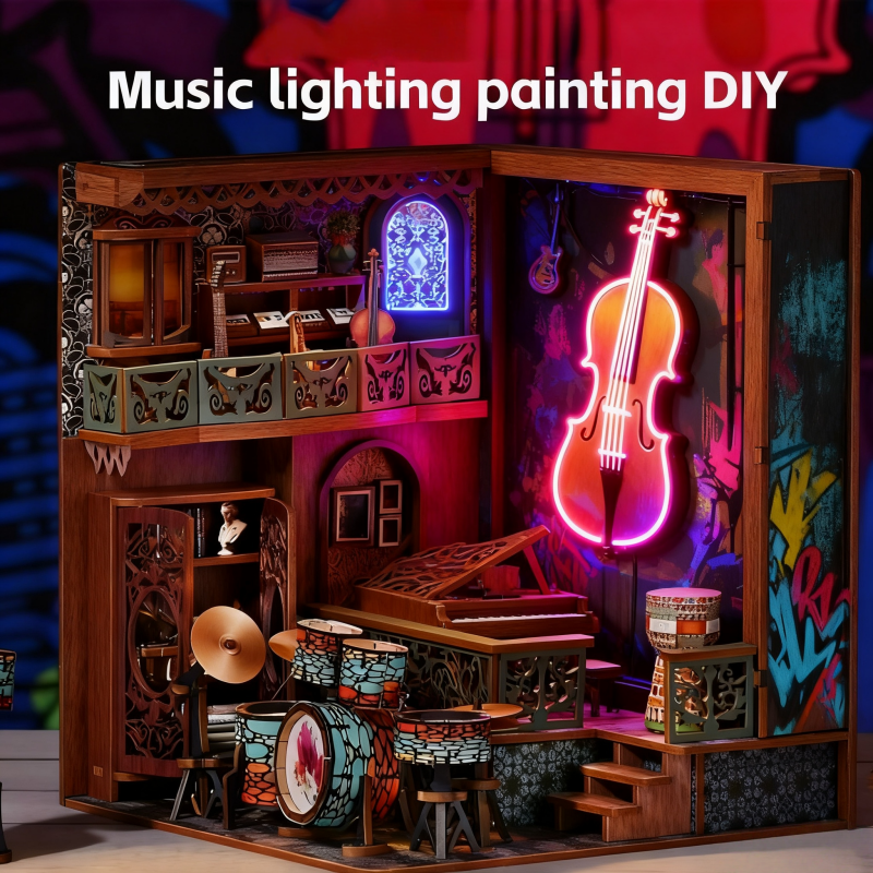 Musical Notes Light Box DIY, 3 - đánh giá và giá Art Craft Building