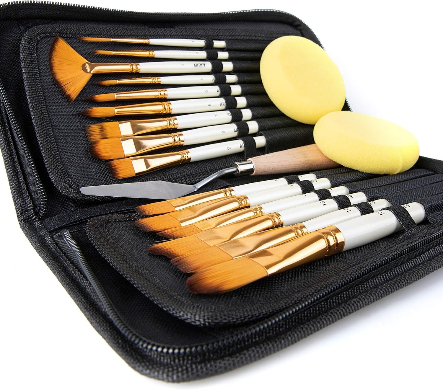 15 Professional Paint Brushes  - đánh giá và giá Painting Knife Palette