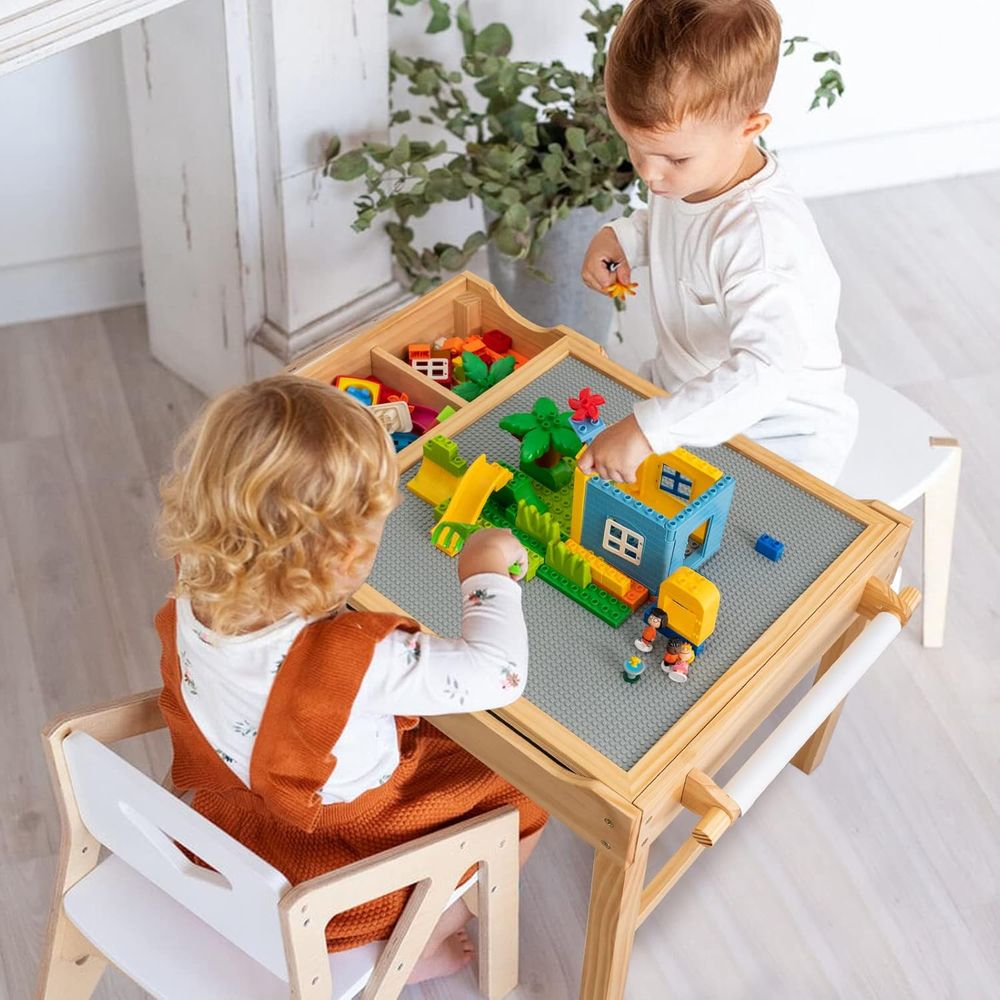 3-in-1 Wooden Building Block D - đánh giá và giá Art Craft Building
