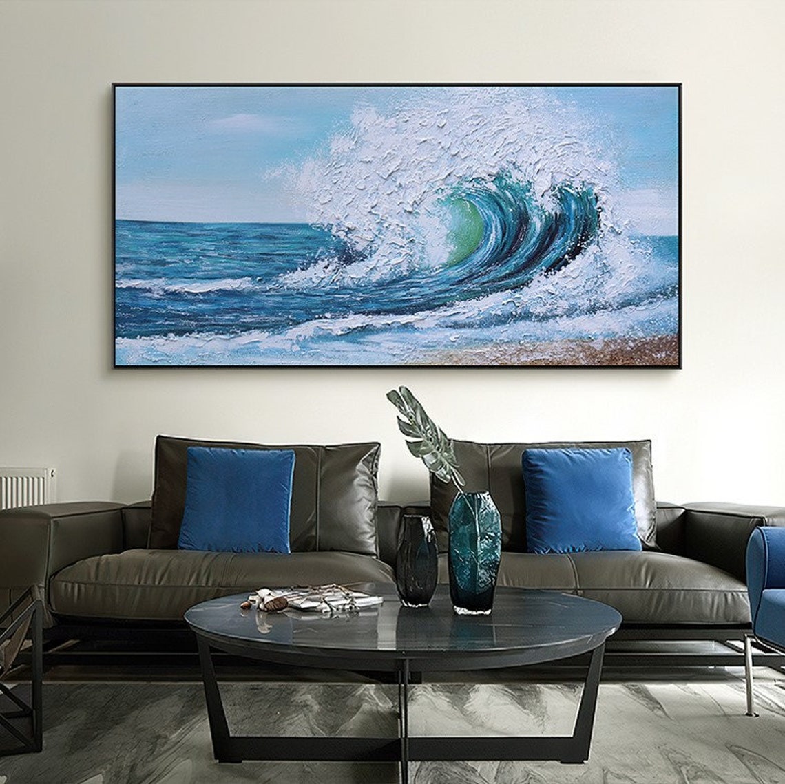Waves Modern  Large Palette Kn - đánh giá và giá Painting Knife Palette