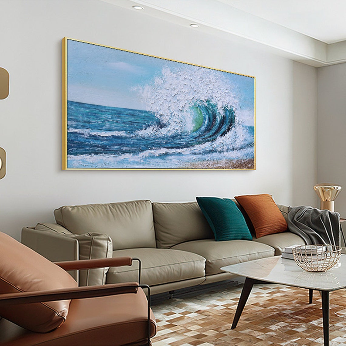 Waves Modern  Large Palette Kn - đánh giá và giá Painting Knife Palette