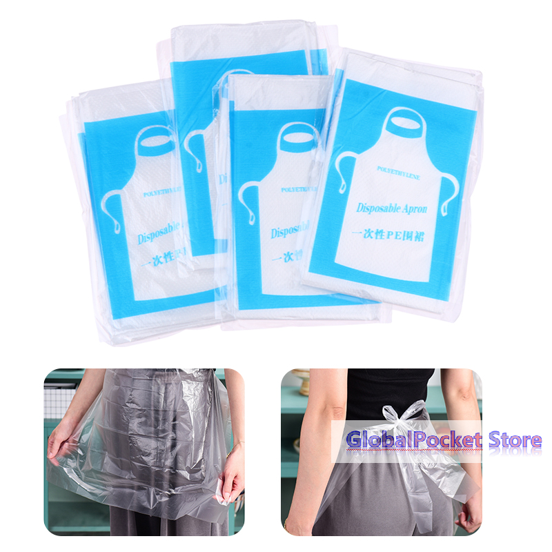 25pcs Disposable Aprons Clear  - đánh giá và giá Art Craft For Adults
